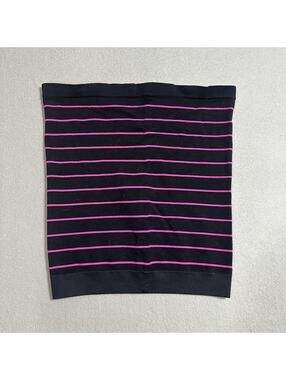 Women’s Tube Too Black Purple Stripes Y2K
